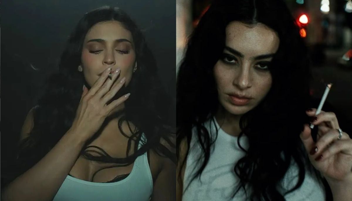 Kylie Jenner's surprising cigarette scene in Charli XCX's 'The Moment' video