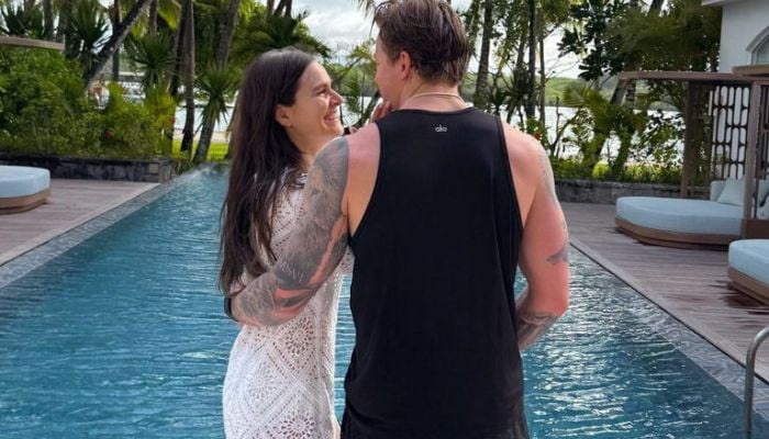Holly Ramsay shares intimate honeymoon snaps with Adam Peaty in Maldives