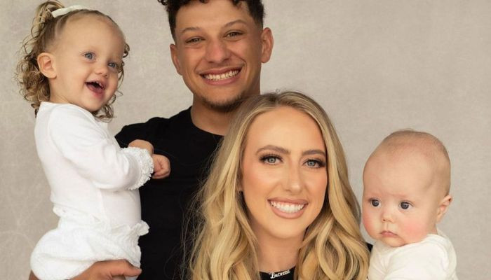 Brittany Mahomes shares 'snuggles and celery' cure for her teething baby
