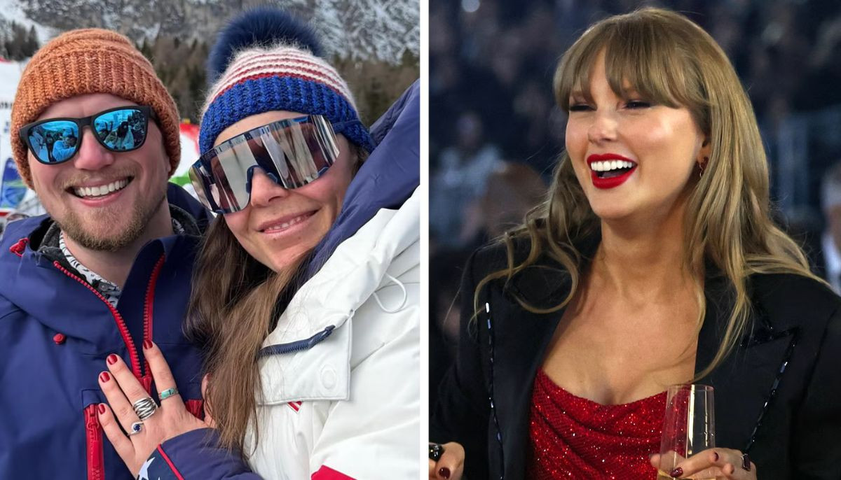 Taylor Swift reacts to Olympian Breezy Johnson's engagement with perfect comment