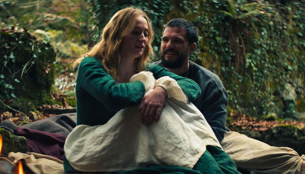 Sophie Turner admits she and Harington were 'both retching' during movie kiss