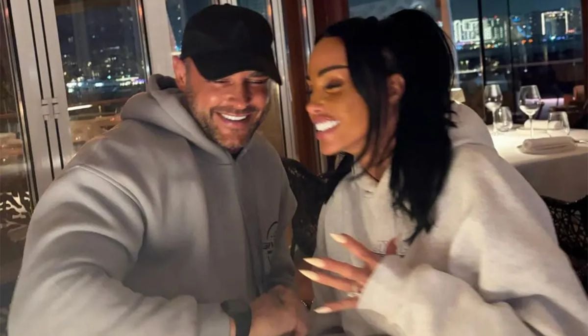 Katie Price sparks baby rumours with pregnancy test after legalising marriage to Lee Andrews