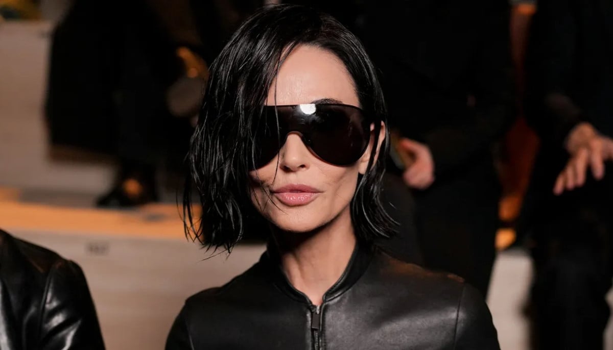 Demi Moore debuts dramatic wet-look bob at Gucci’s Milan Fashion Week show