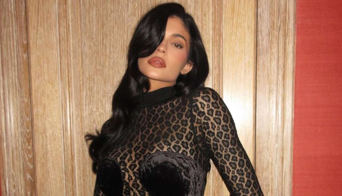 Kylie Jenner stuns in mini dress while promoting beauty empire