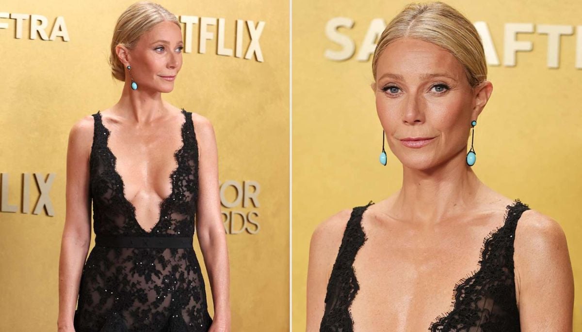 How Gwyneth Paltrow reimagined Old Hollywood glamour in sheer lace