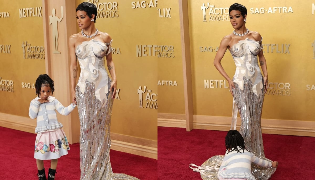 Teyana Taylor brings daughter Rue as date, shares sweet red carpet moment