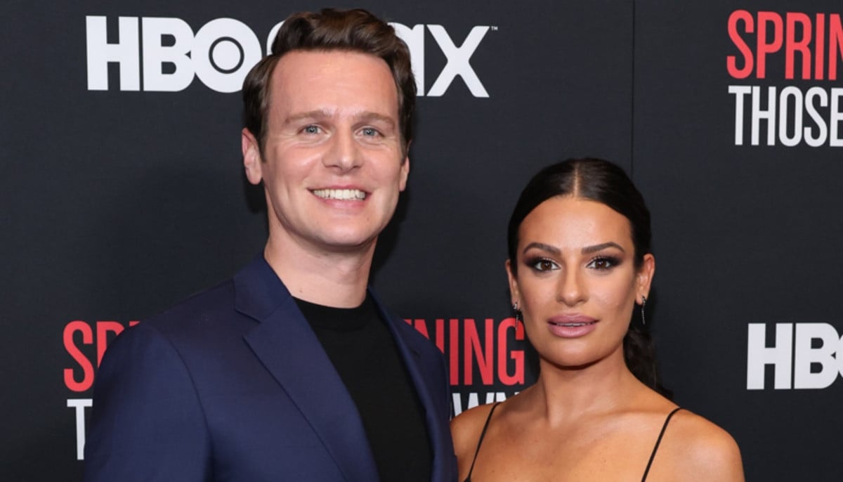 Lea Michele and Jonathan Groff bring Broadway rivalry to celebrity substitute