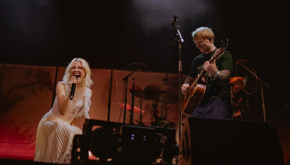 Ed Sheeran joins Maisie Peters for surprise ‘Castle on the Hill’ duet