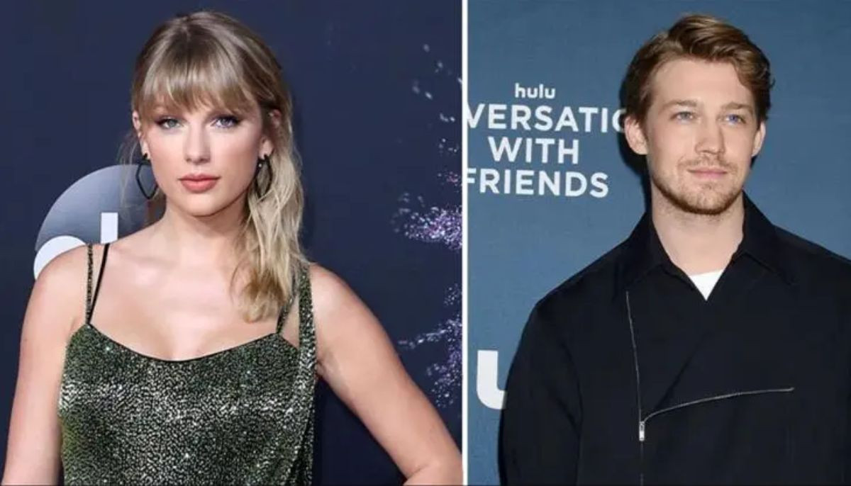 Taylor Swift's ex Joe Alwyn and Julia Franz Richter cozy up in London during film shoot