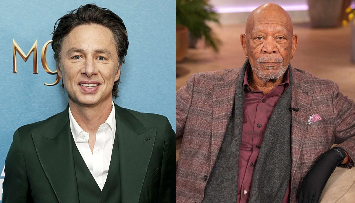 Zach Braff shares hilarious behind-the-scenes story about Morgan Freeman