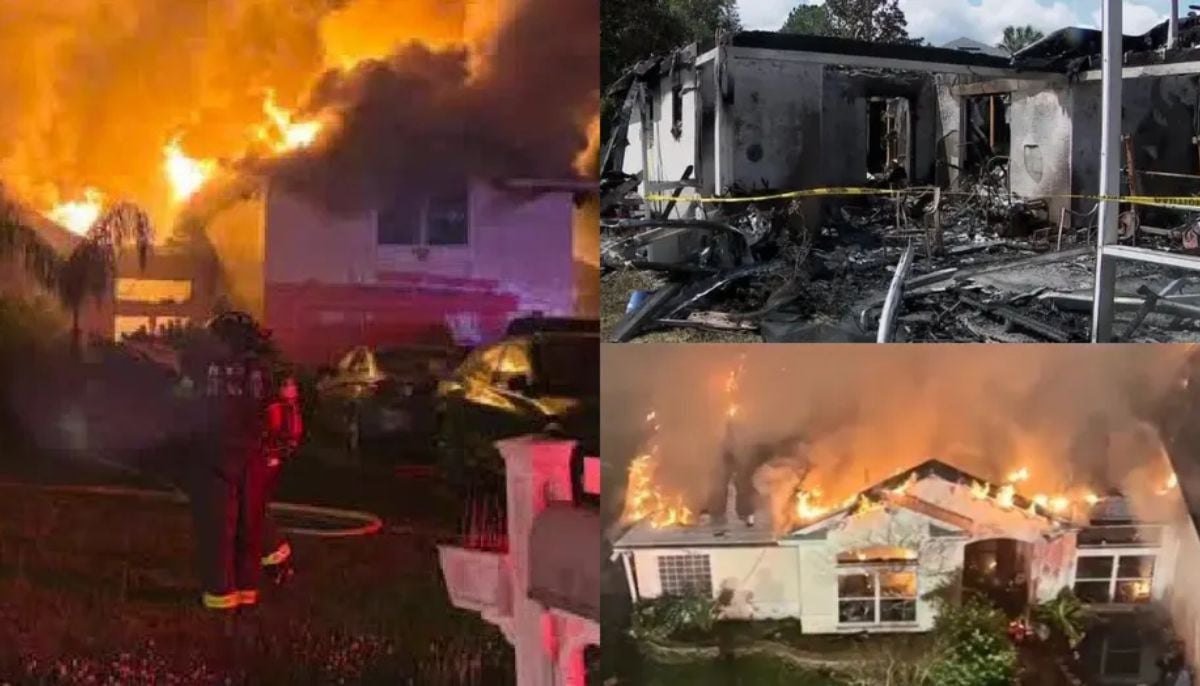 Florida house fire displaces 4 people, 3 pets after child plays with matches