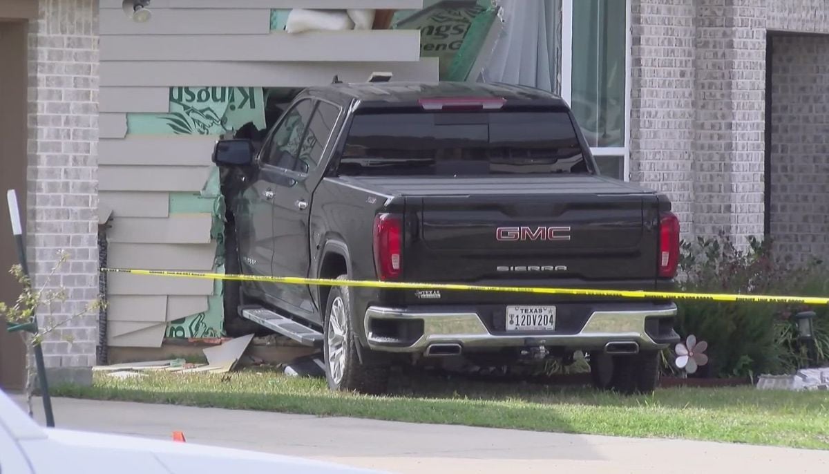 Man crashes GMC pickup into house, kills wife and mother-in-law