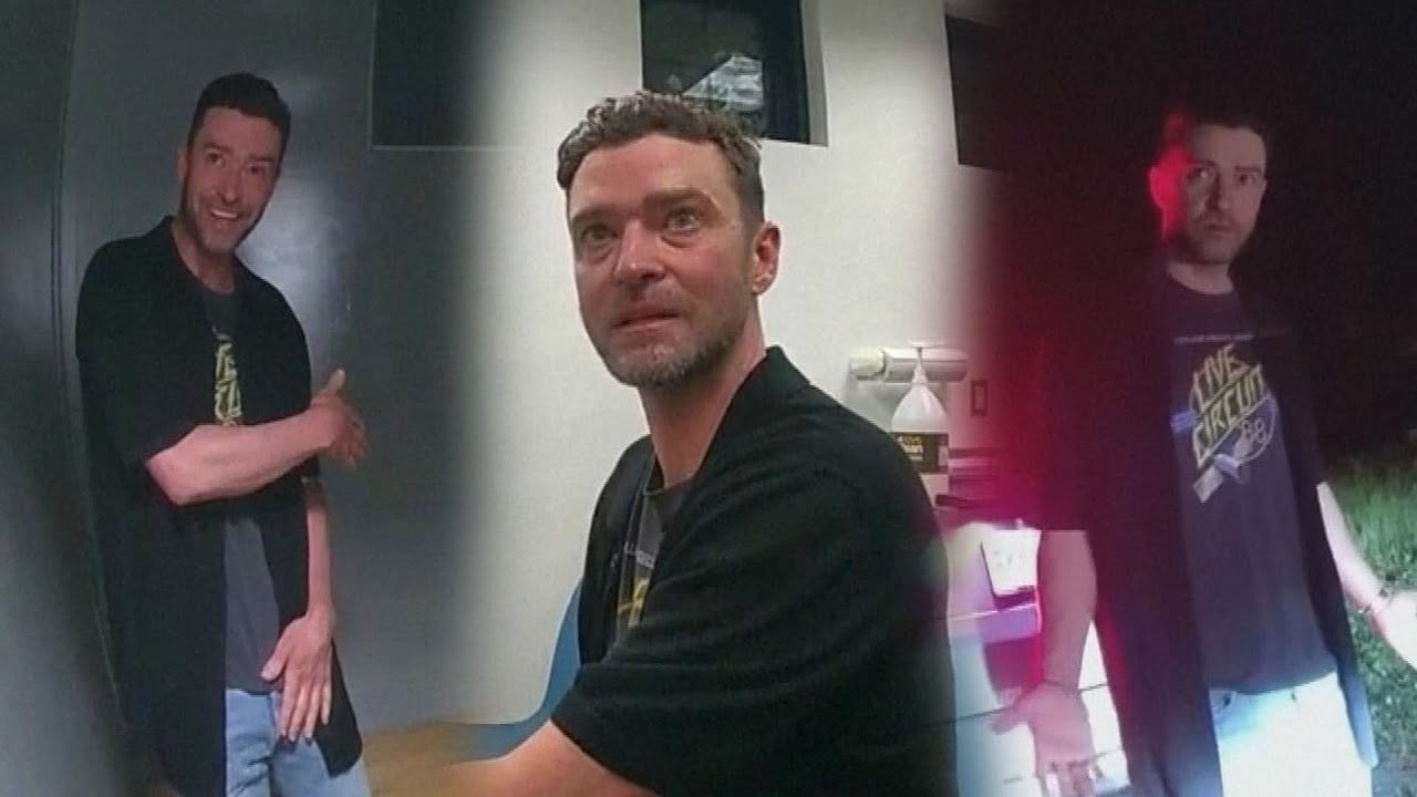 Justin Timberlake body camera footage reveals details of his recent DWI arrest
