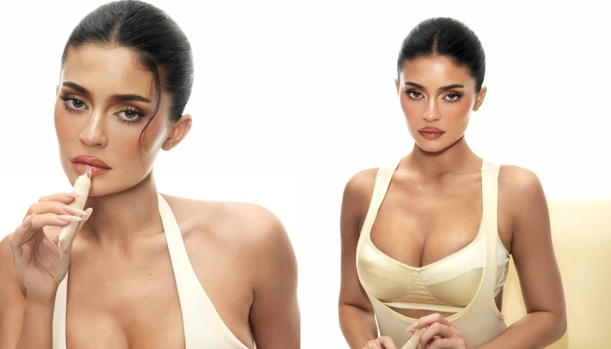 Kylie Jenner stuns fans in mini-dress for Kylie Cosmetics campaign