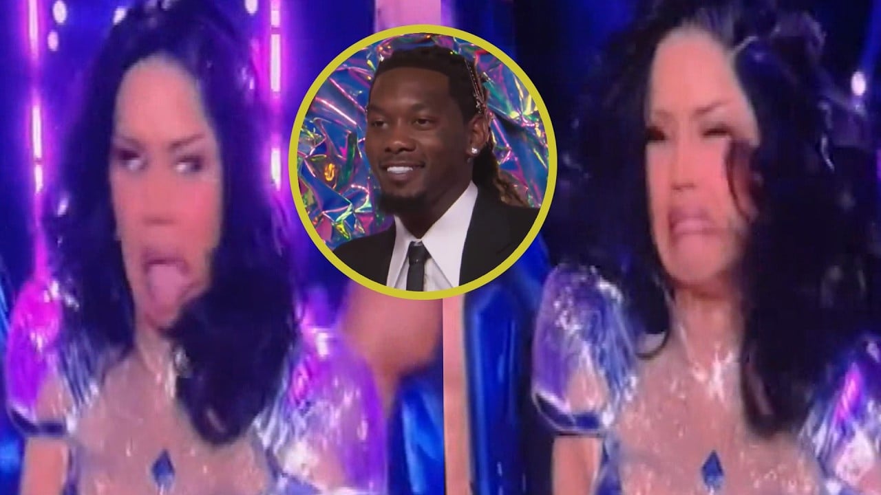 Cardi B has an unexpected reaction to mentioning Offset during her concert