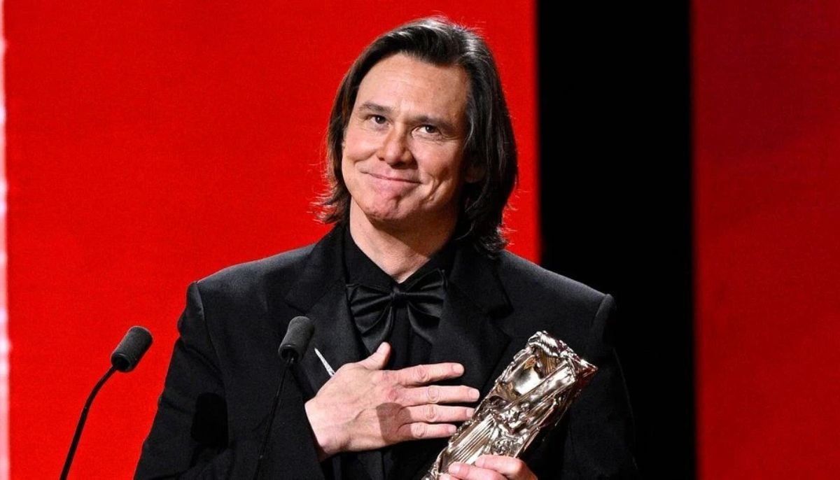 Jenny McCarthy confirms &amp;apos;it was definitely&amp;apos; Jim Carrey at César Awards