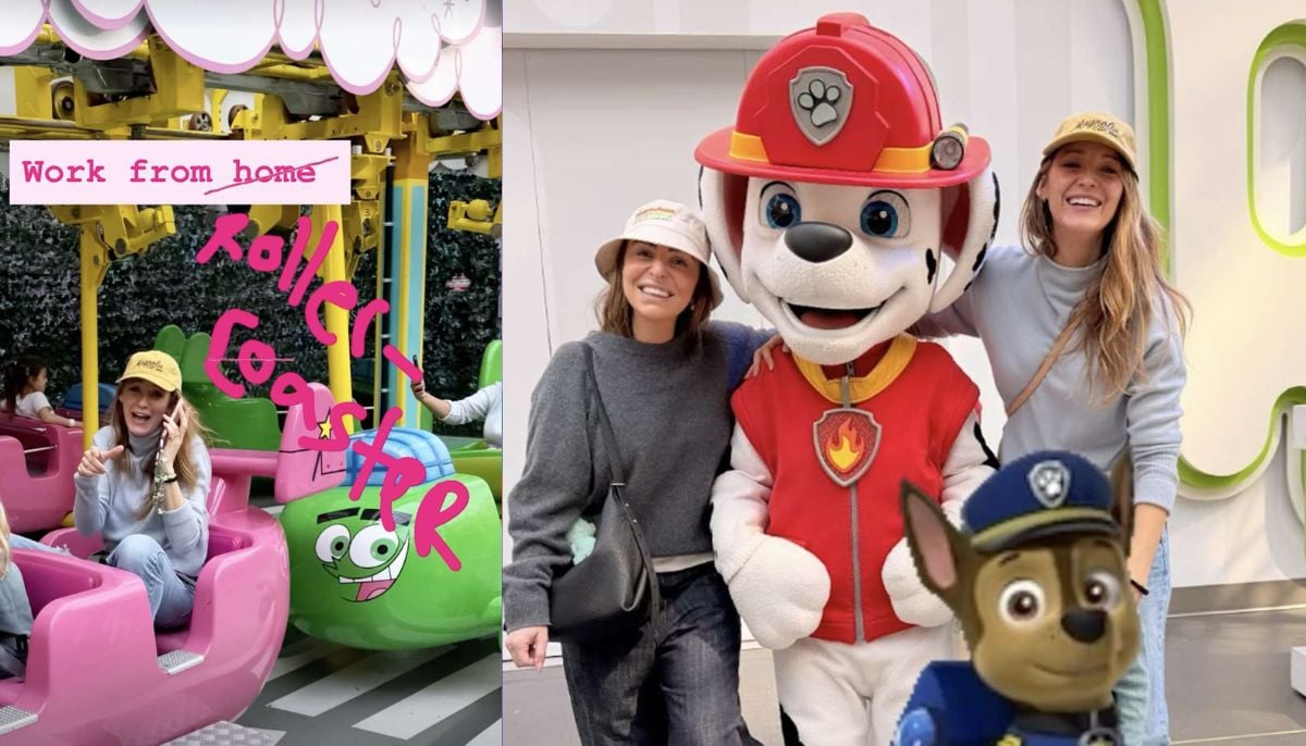 Blake Lively visits Nickelodeon Universe Theme Park in New Jersey