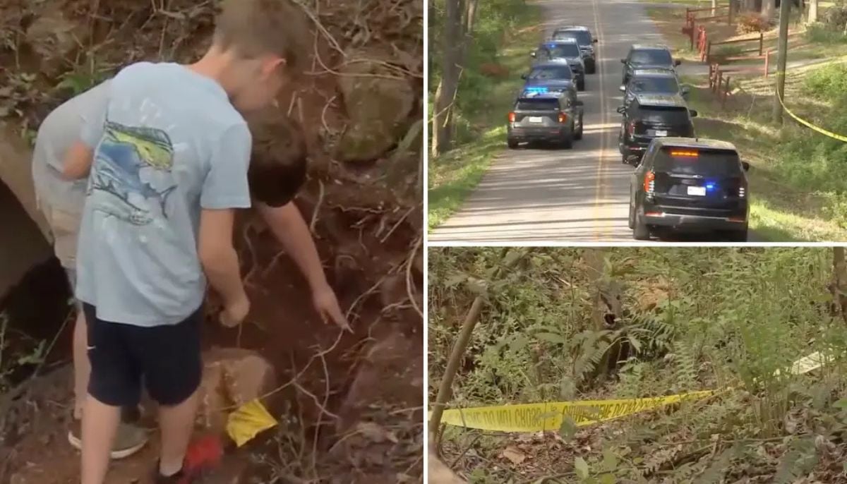 Children discover human skull in South Carolina creek during play