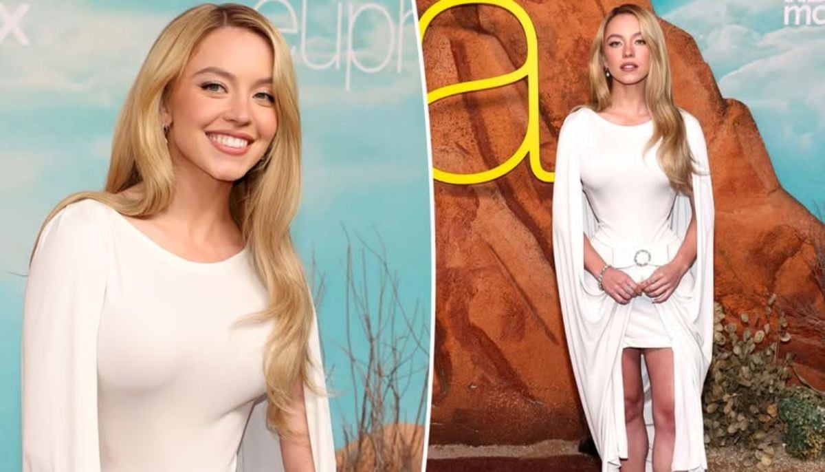 Sydney Sweeney stuns in Pierre Cardin minidress at Euphoria Season 3 premiere