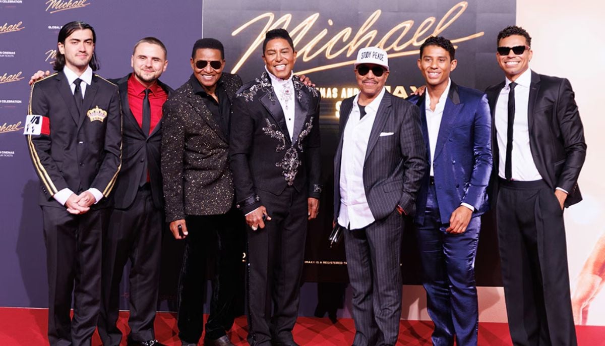 Michael Jackson&amp;apos;s son Bigi ‘Blanket’ Jackson joins family to promote new biopic