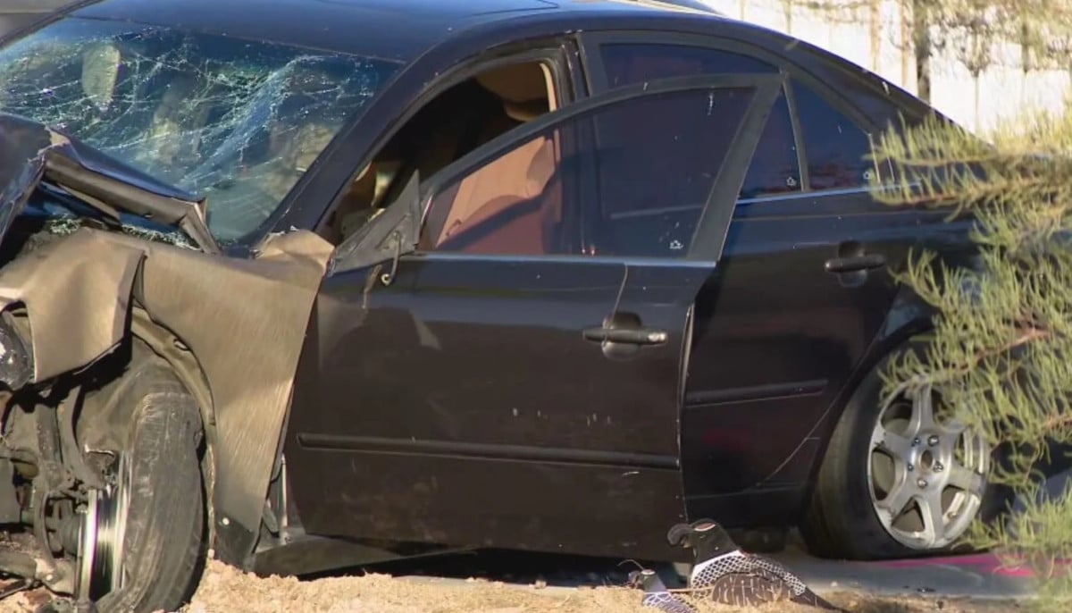 Man killed after stranger allegedly steals car with sleeping passenger in Las Vegas parking lot