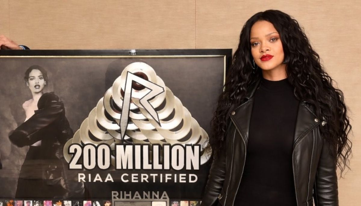 Rihanna becomes first woman to exceed 200 million RIAA single certifications