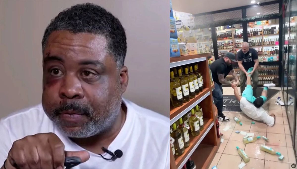 Viral video shows plainclothes police beating innocent man in liquor store raid