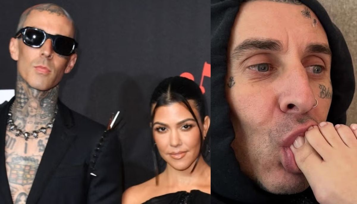 Travis Barker’s risqué birthday tribute to Kourtney Kardashian raises eyebrows
