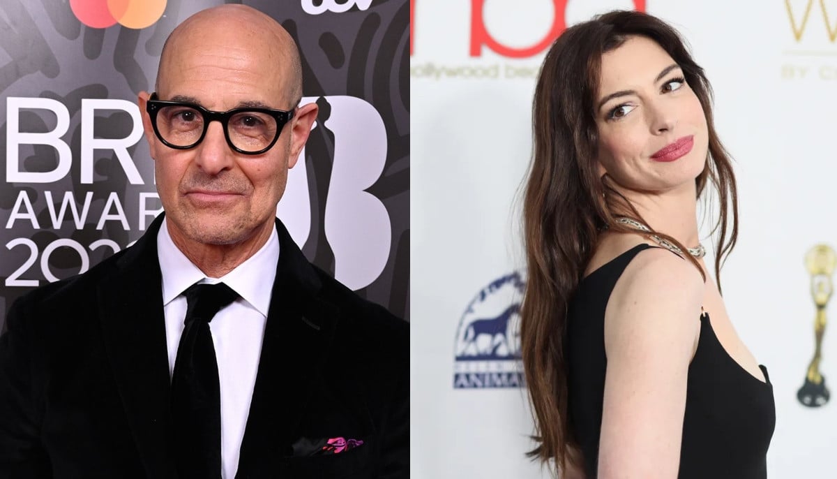 Stanley Tucci playfully accepts ‘diva’ tag after Hathaway’s on-set comment