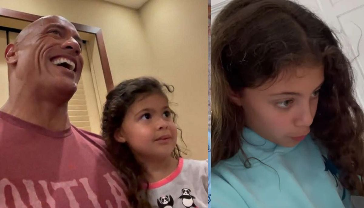 Dwayne Johnson celebrates daughter Tiana eighth birthday with homemade cake