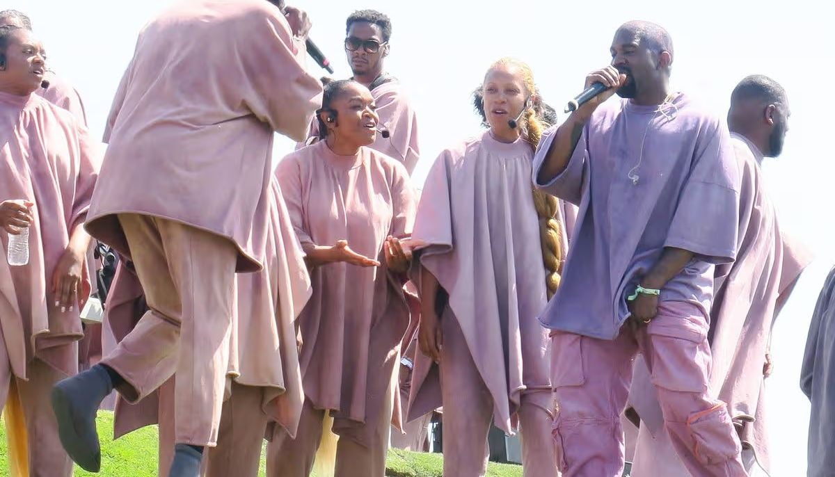 Kanye West marked Coachella history with mountain Sunday Service spectacle