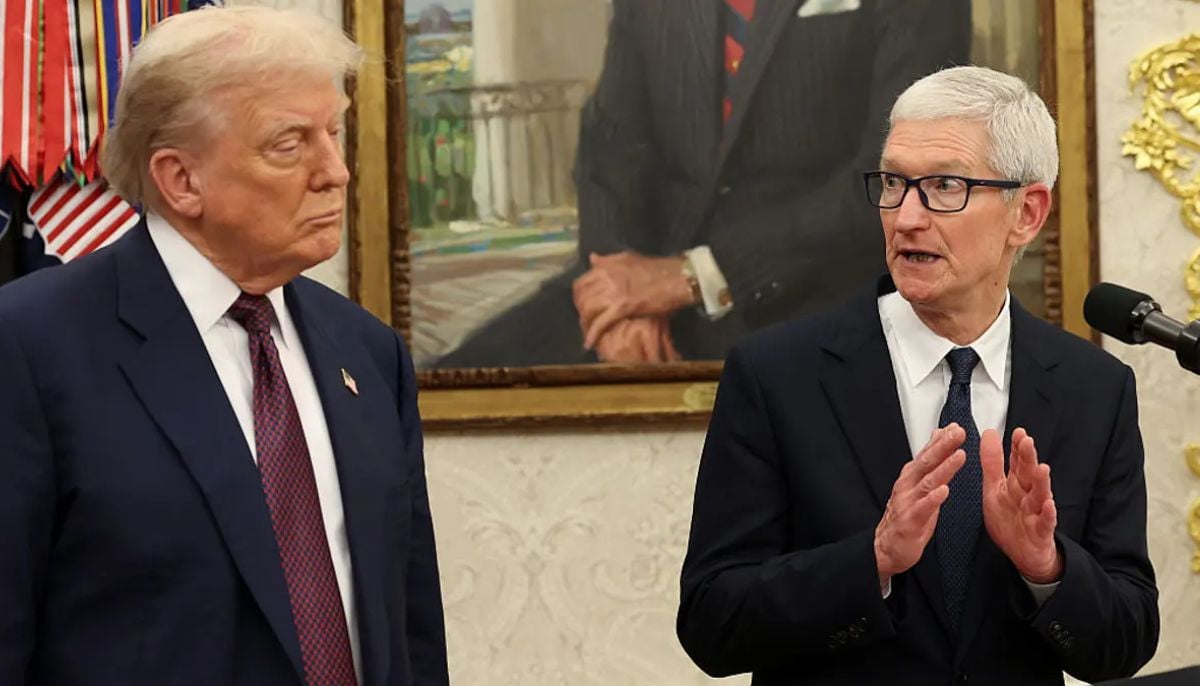 Donald Trump recalls tense exchange with Apple&amp;apos;s Tim Cook