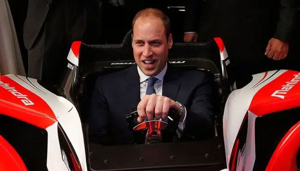 Prince William visits British Formula E headquarters