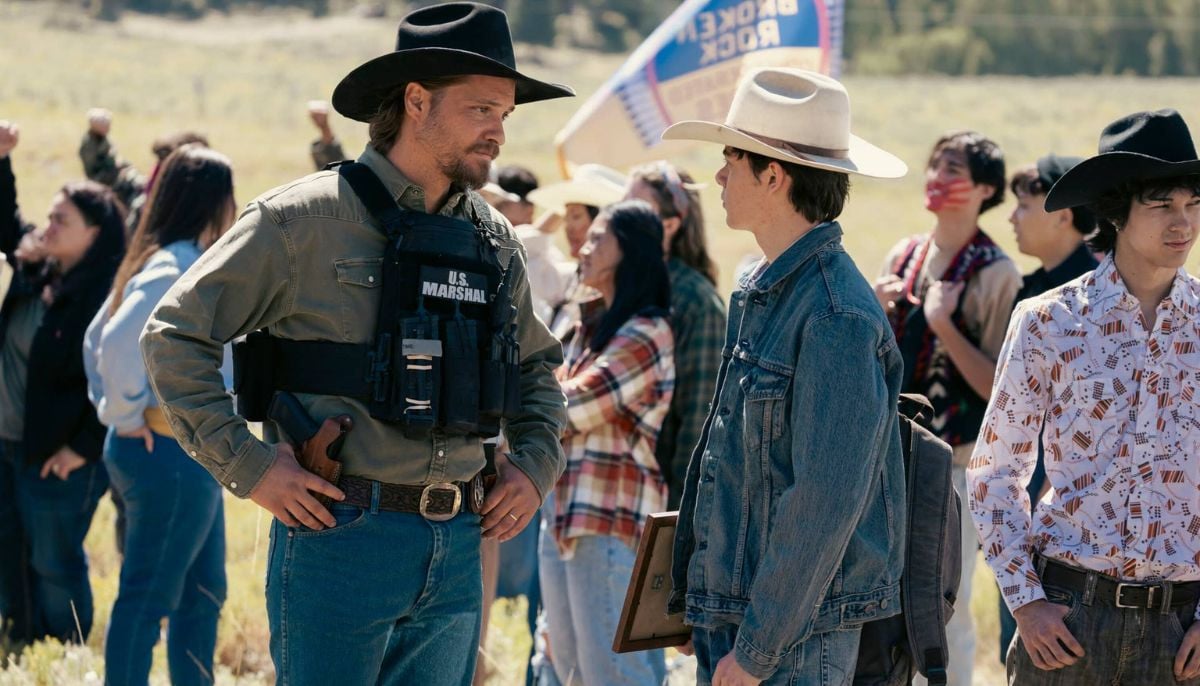 Luke Grimes discusses emotional impact of John Dutton death in Marshals episode