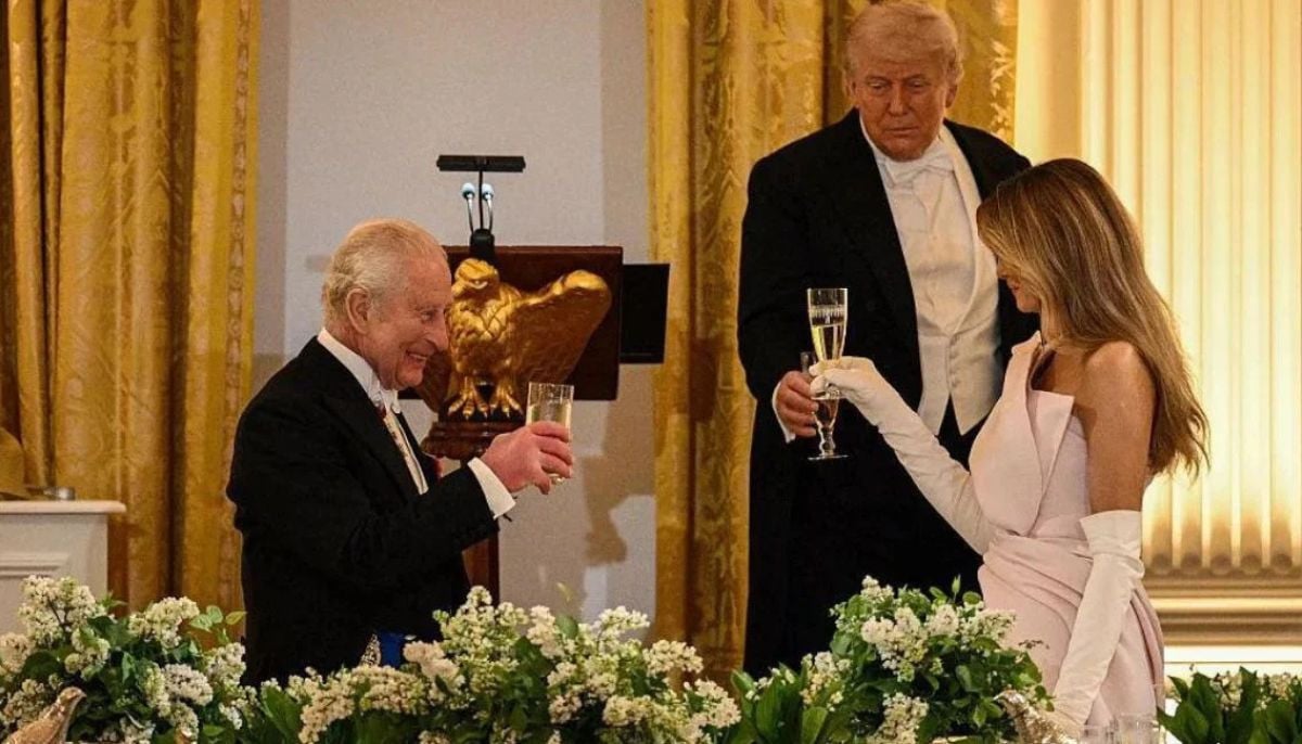King Charles jokes about US history during high-stakes state dinner at White House