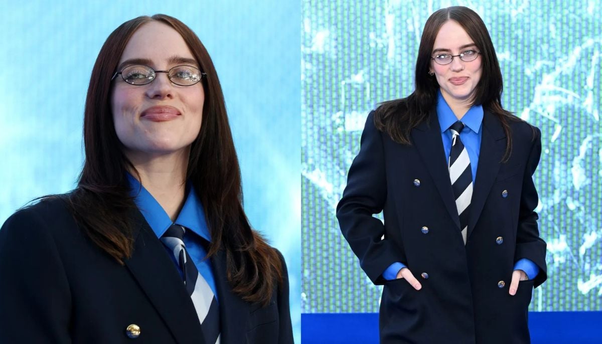 Billie Eilish stuns at London premiere of new concert film in Celine