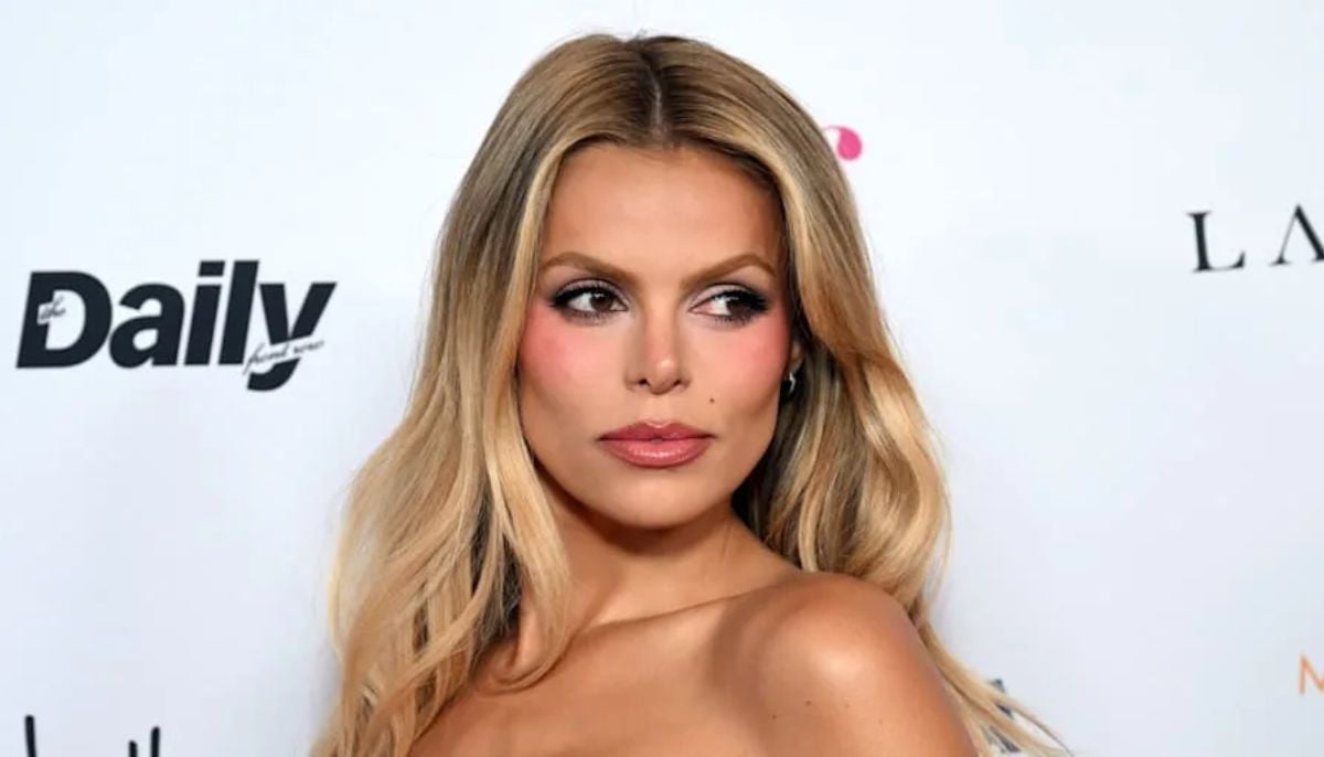 Brooks Nader stuns in plunging lace gown at pre-Met Gala with Kendall Jenner
