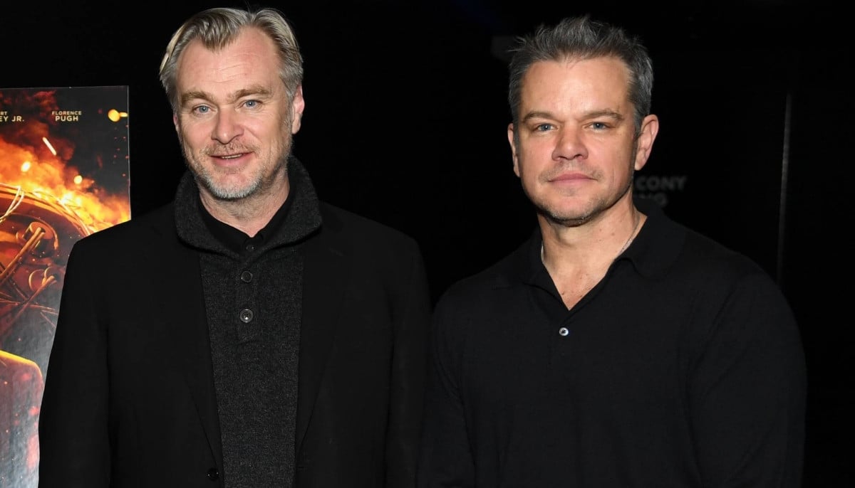 Matt Damon hails Christopher Nolan as phenomenal writer ahead of &amp;apos;The Odyssey&amp;apos;