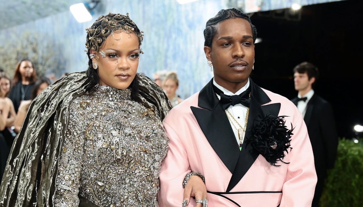 Rihanna stuns at Met Gala as A$AP Rocky gushes over her style