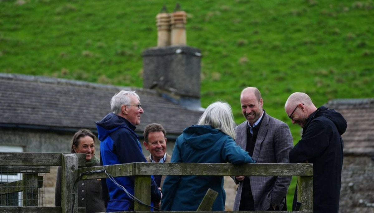 Prince William pays tribute to Yorkshire resilience during rural visit