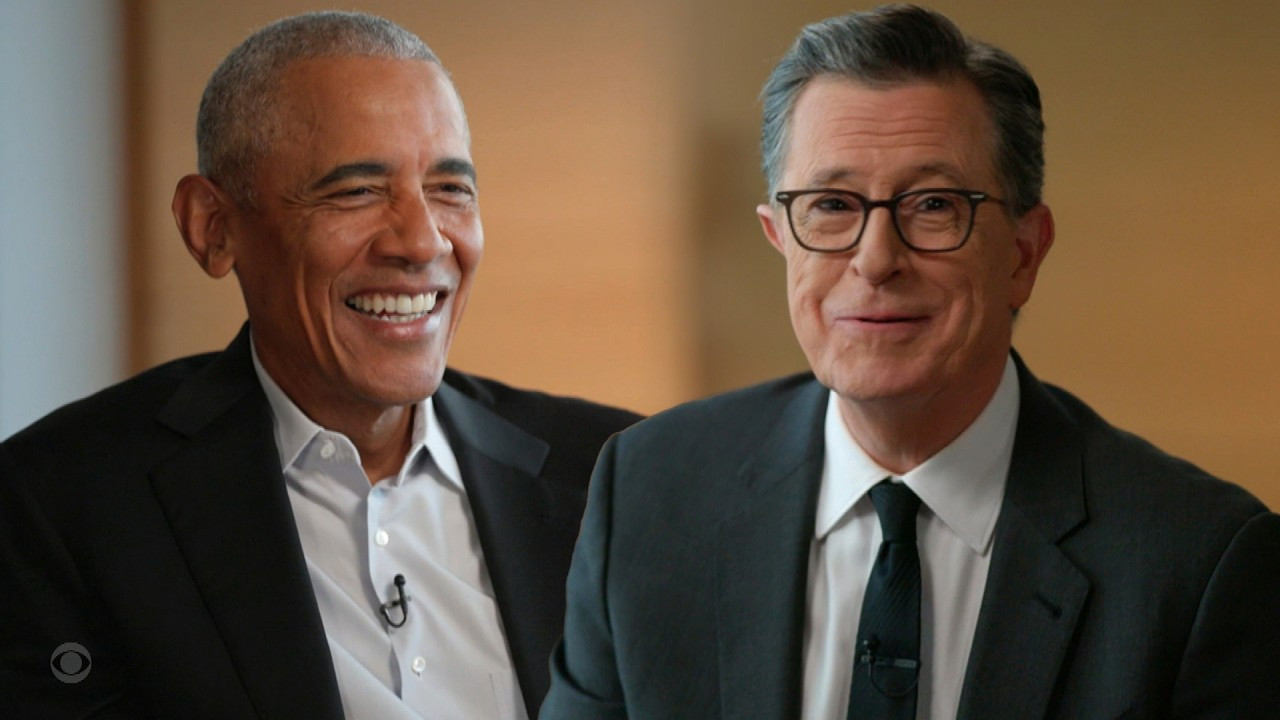 Stephen Colbert discusses a potential presidential run while preparing for late night exit