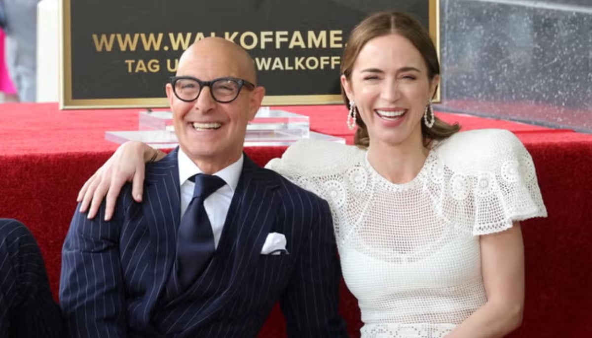 Stanley Tucci discusses unexpected relationship with Emily Blunt’s sister