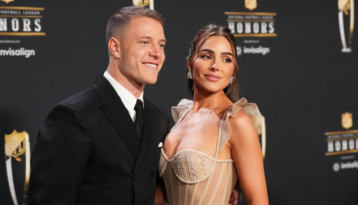 Olivia Culpo and Christian McCaffrey announce they’re expecting second child