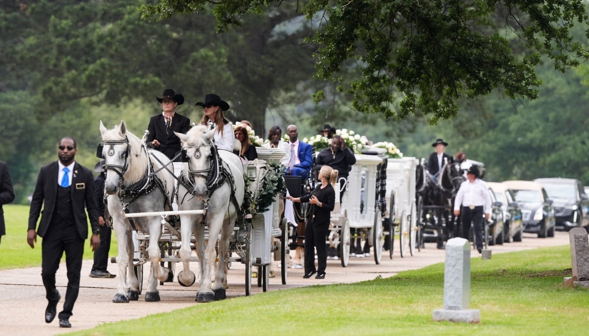 Emotional funeral held for eight children killed in Louisiana mass shooting