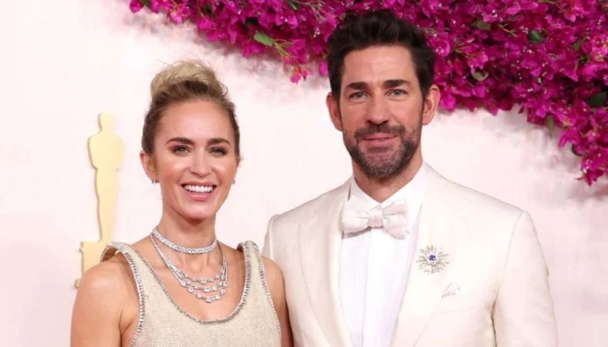 John Krasinski explains why he cried over wife Emily Blunt&amp;apos;s big moment