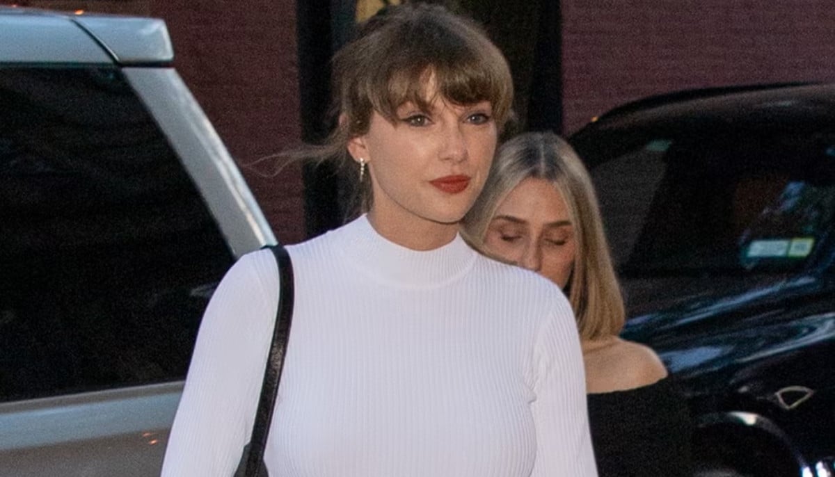Taylor Swift channels bridal chic in $398 Retrofête mini dress amid wedding buzz