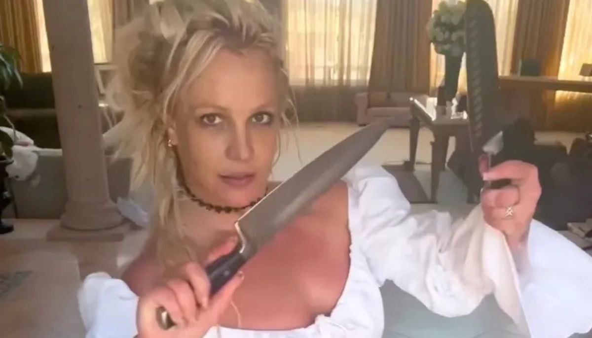 Britney Spears recorded at liquor store before alleged knife incident in restaurant