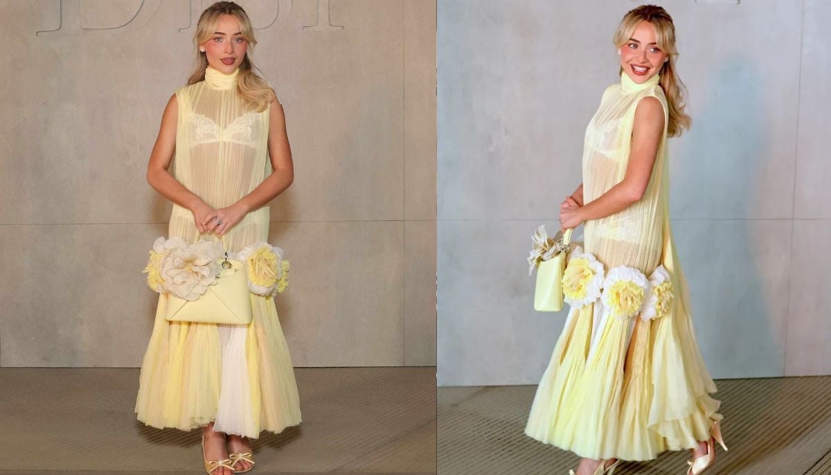 Sabrina Carpenter stuns in sheer lemon yellow gown at Dior LA event