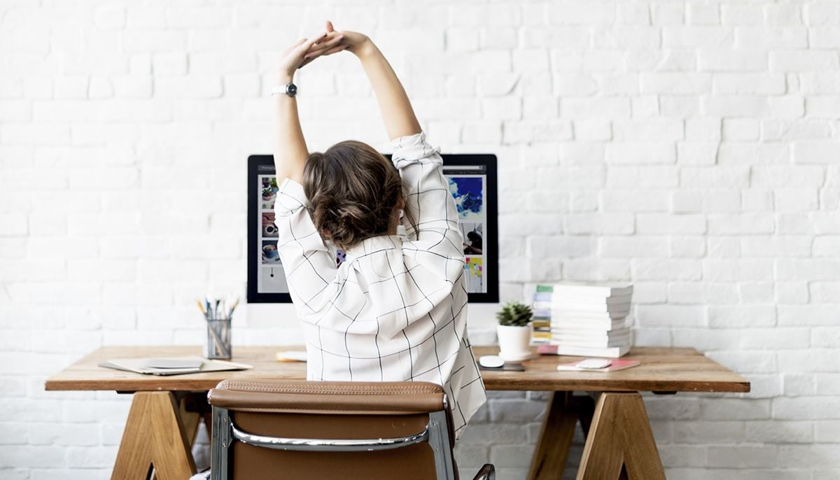 Posture-correcting exercises for desk workers: Fitness experts tackle stiff shoulders and back pain
