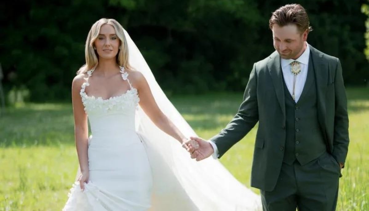 Lainey Wilson stuns in custom Oscar de la Renta gown for Tennessee wedding
